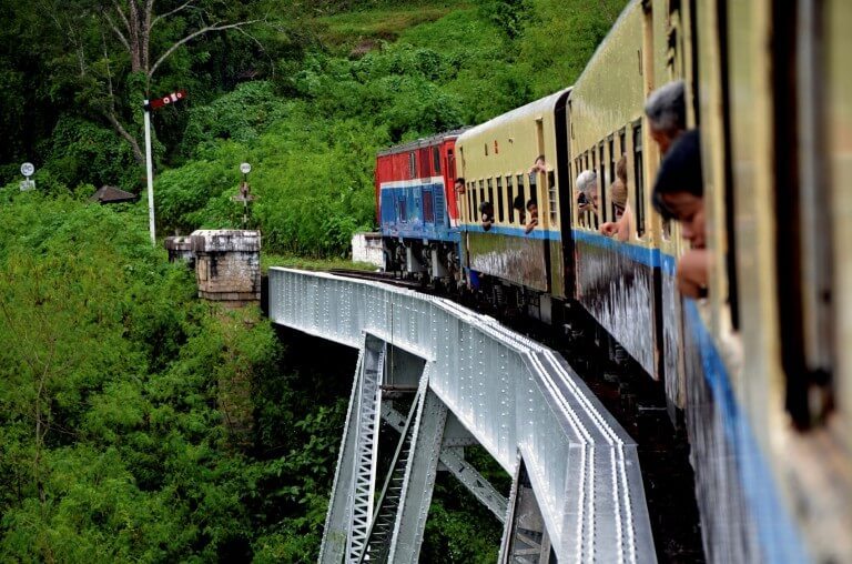 transportes en Myanmar